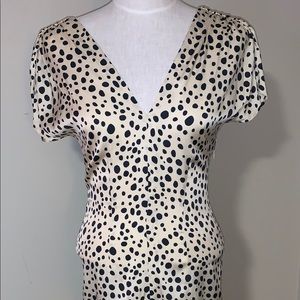 Tucker silk dress